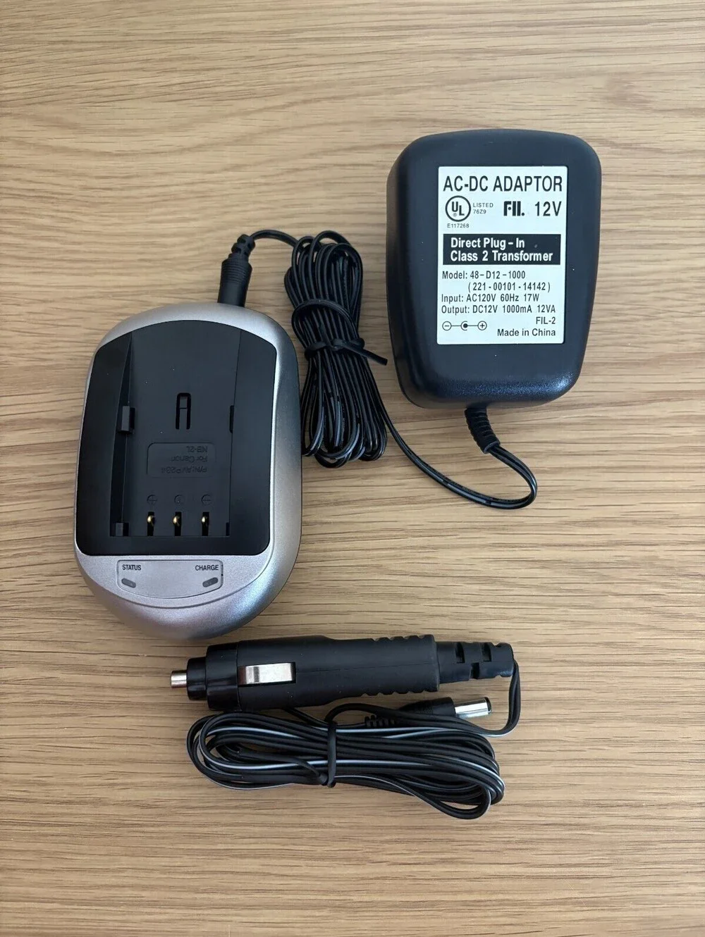 Canon NB-2L Compatible Camera Battery Charger Dock AC Adapter Car Cord